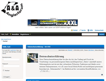 Tablet Screenshot of forum.aa-anglerforum.de